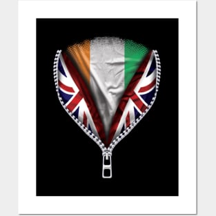 Ivorian Flag  Ivory Coast Flag zipped British Flag - Gift for Ivorian From Ivory Coast Posters and Art